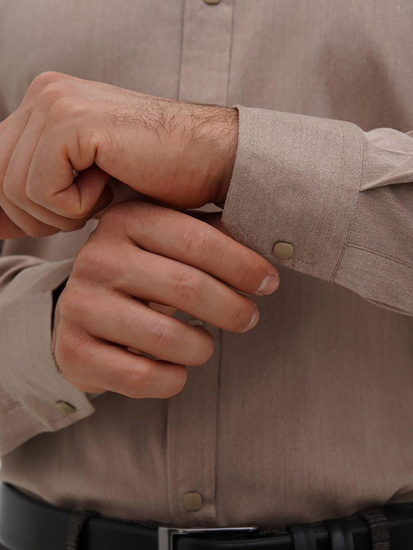 Сорочка Trend Collection модель TC12783BeigeRBSHKMN Фото