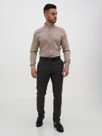 Сорочка Trend Collection модель TC12783BeigeRBSHKMN Фото