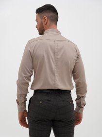 Рубашка повседневная Trend Collection модель TC12783BeigeRBSHKMN Фото