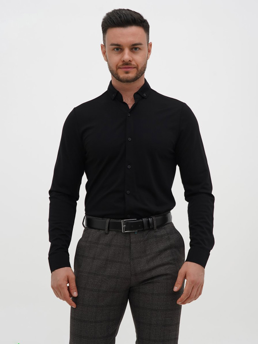 Сорочка Trend Collection модель TC12735BlackRBSHKMN Фото