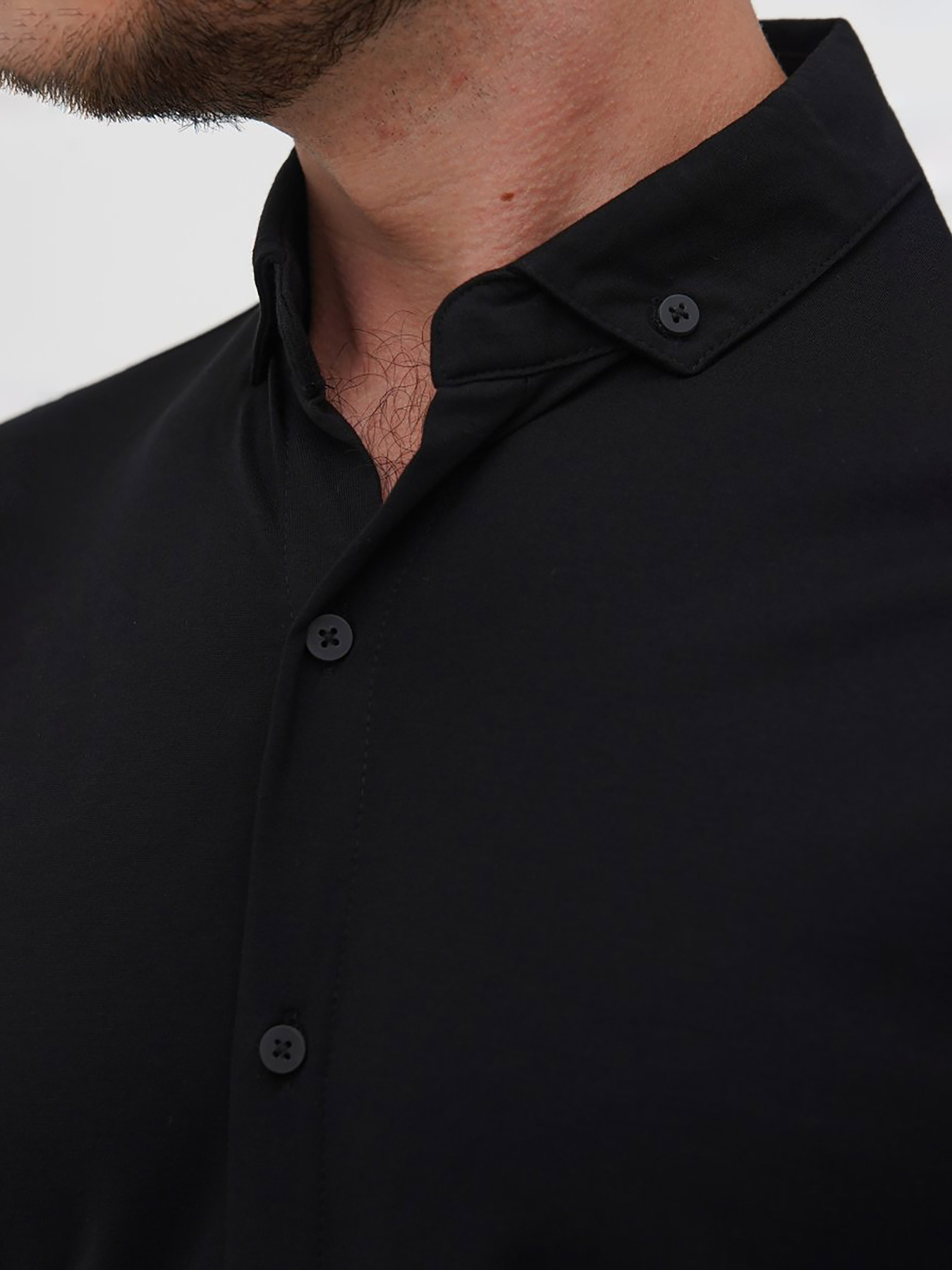 Рубашка повседневная Trend Collection модель TC12735BlackRBSHKMN Фото