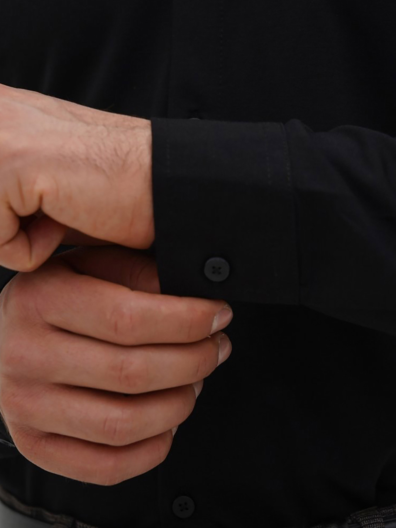 Рубашка повседневная Trend Collection модель TC12735BlackRBSHKMN Фото