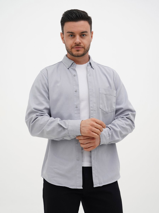 Сорочка Trend Collection модель TC12600LightGreyRBSHKMN Фото