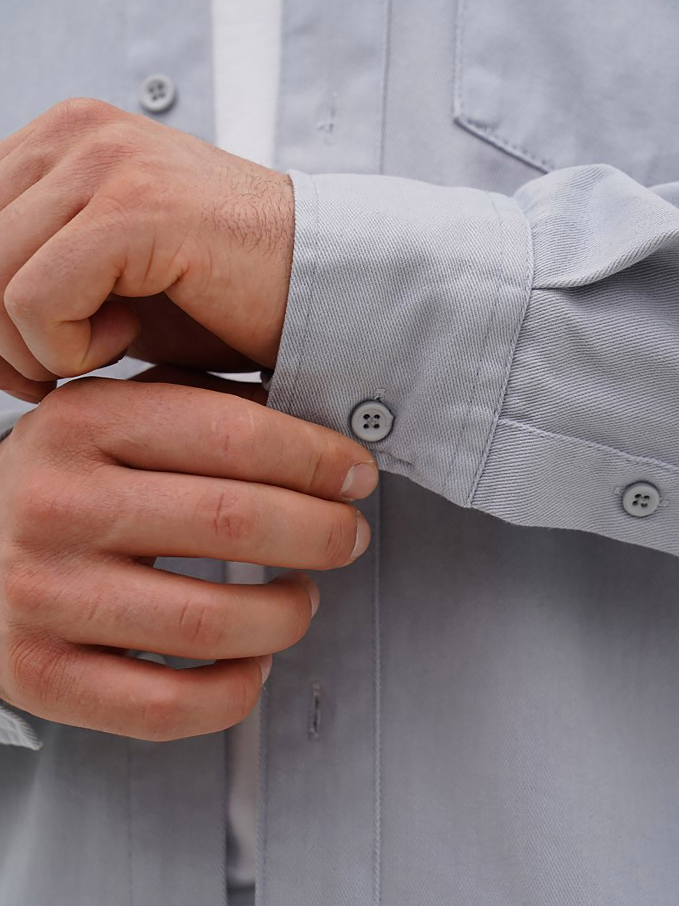 Рубашка повседневная Trend Collection модель TC12600LightGreyRBSHKMN Фото