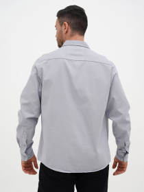 Рубашка повседневная Trend Collection модель TC12600LightGreyRBSHKMN Фото