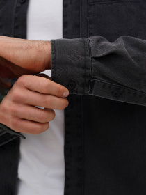 Сорочка повсякденна Trend Collection модель TC12599BlackGreyRBSHKMN Фото