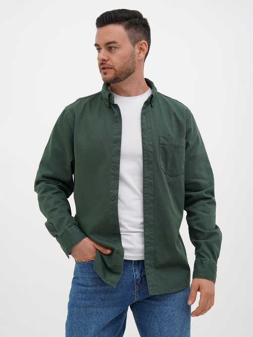 Сорочка Trend Collection модель TC12598EmeraldRBSHKMN Фото