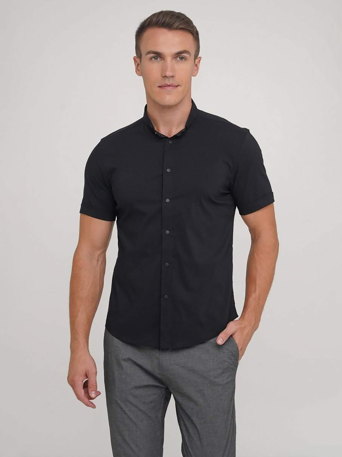 Рубашка Trend Collection модель TC11942BlackRBSHKMN Фото