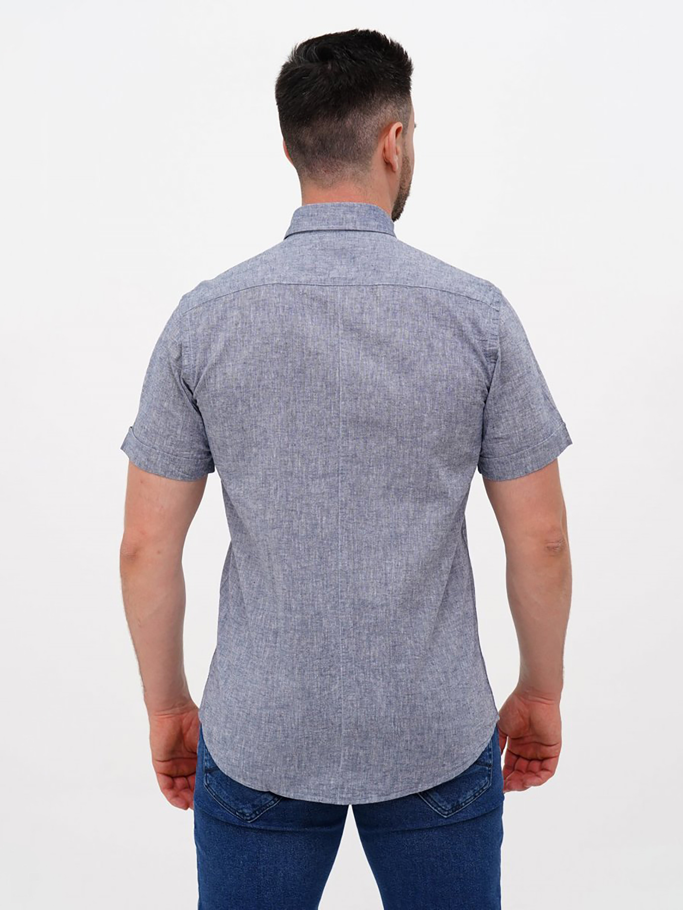 Сорочка повсякденна Trend Collection модель TC11891BlueGreyRBSHKMN Сорочка повсякденна Trend Collection модель TC11891BlueGreyRBSHKMN Фото