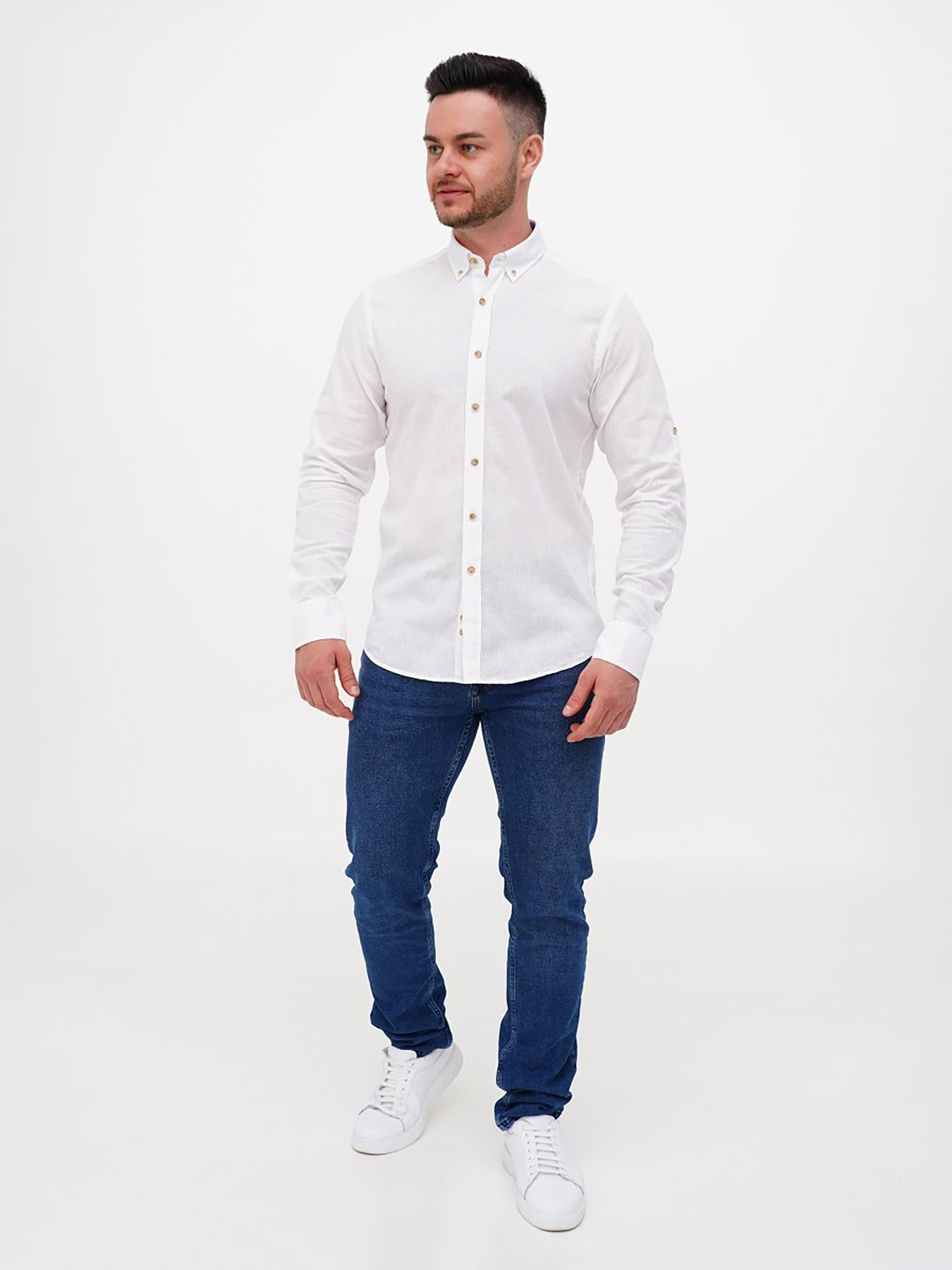 Сорочка Trend Collection модель TC11523WhiteRBSHKMN Фото