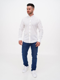 Рубашка повседневная Trend Collection модель TC11523WhiteRBSHKMN Фото