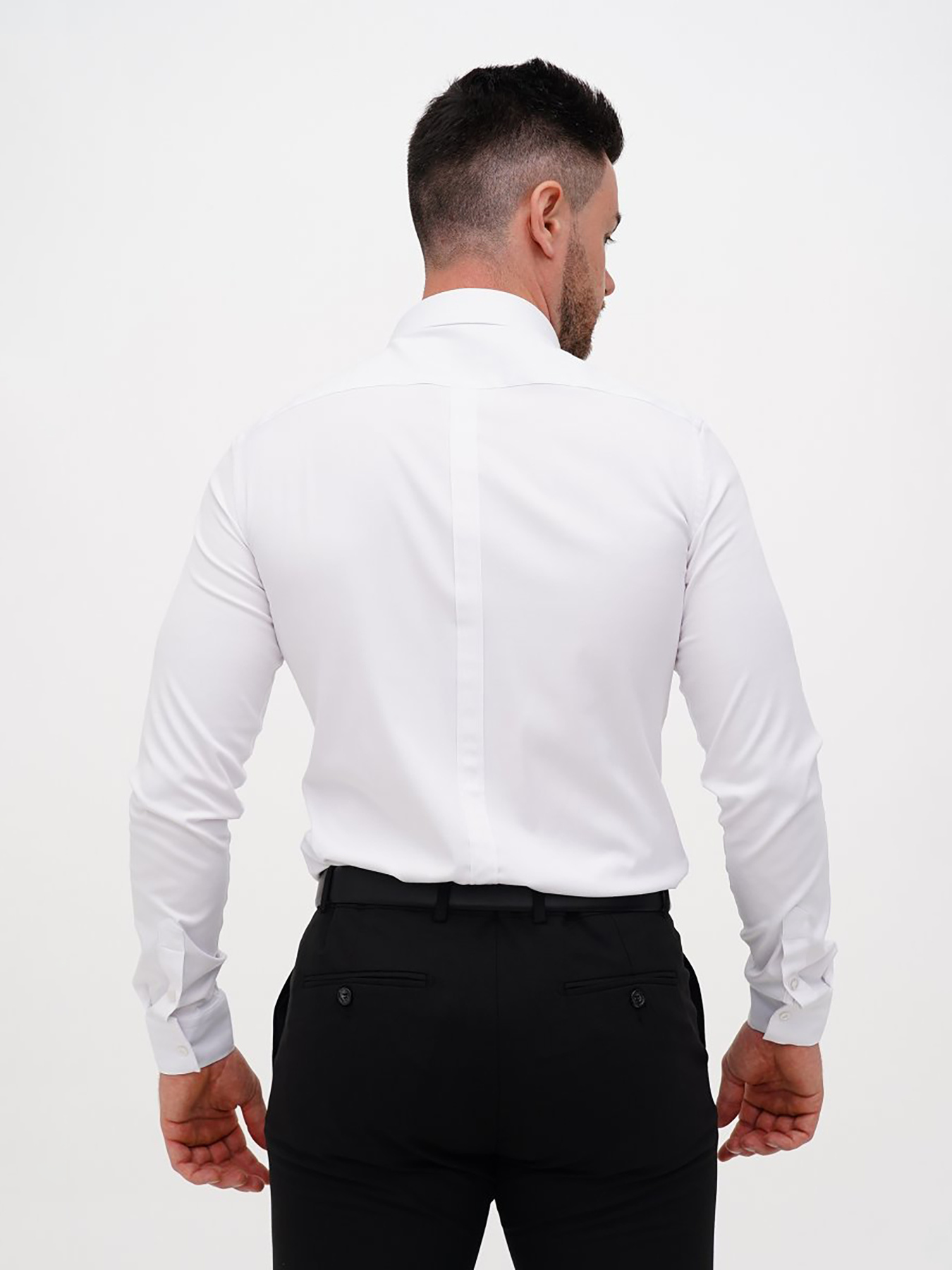 Рубашка повседневная Trend Collection модель TC11478WhiteRBSHKMN Фото