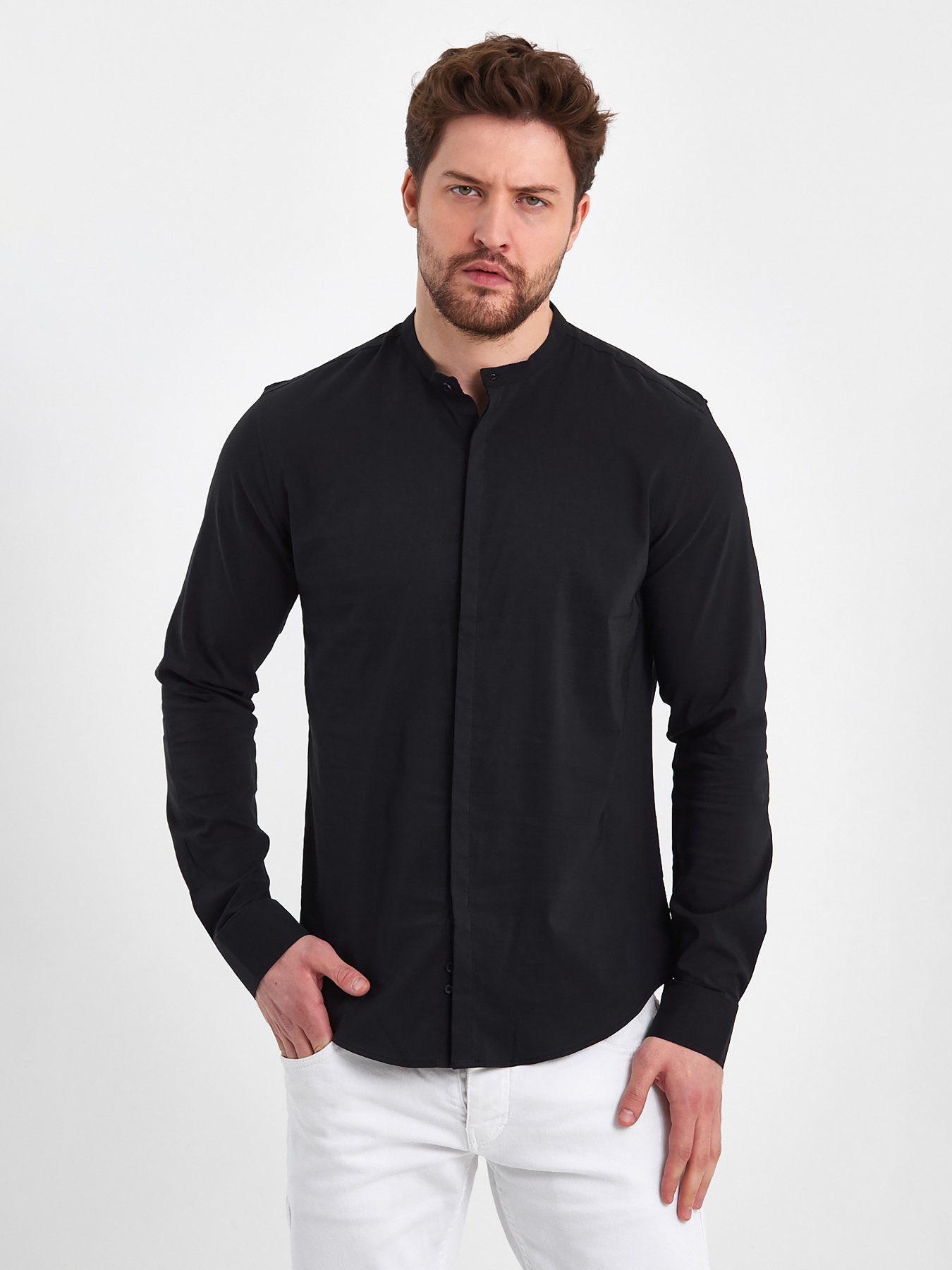 Рубашка Trend Collection модель TC11368BlackRBSHKMN Фото