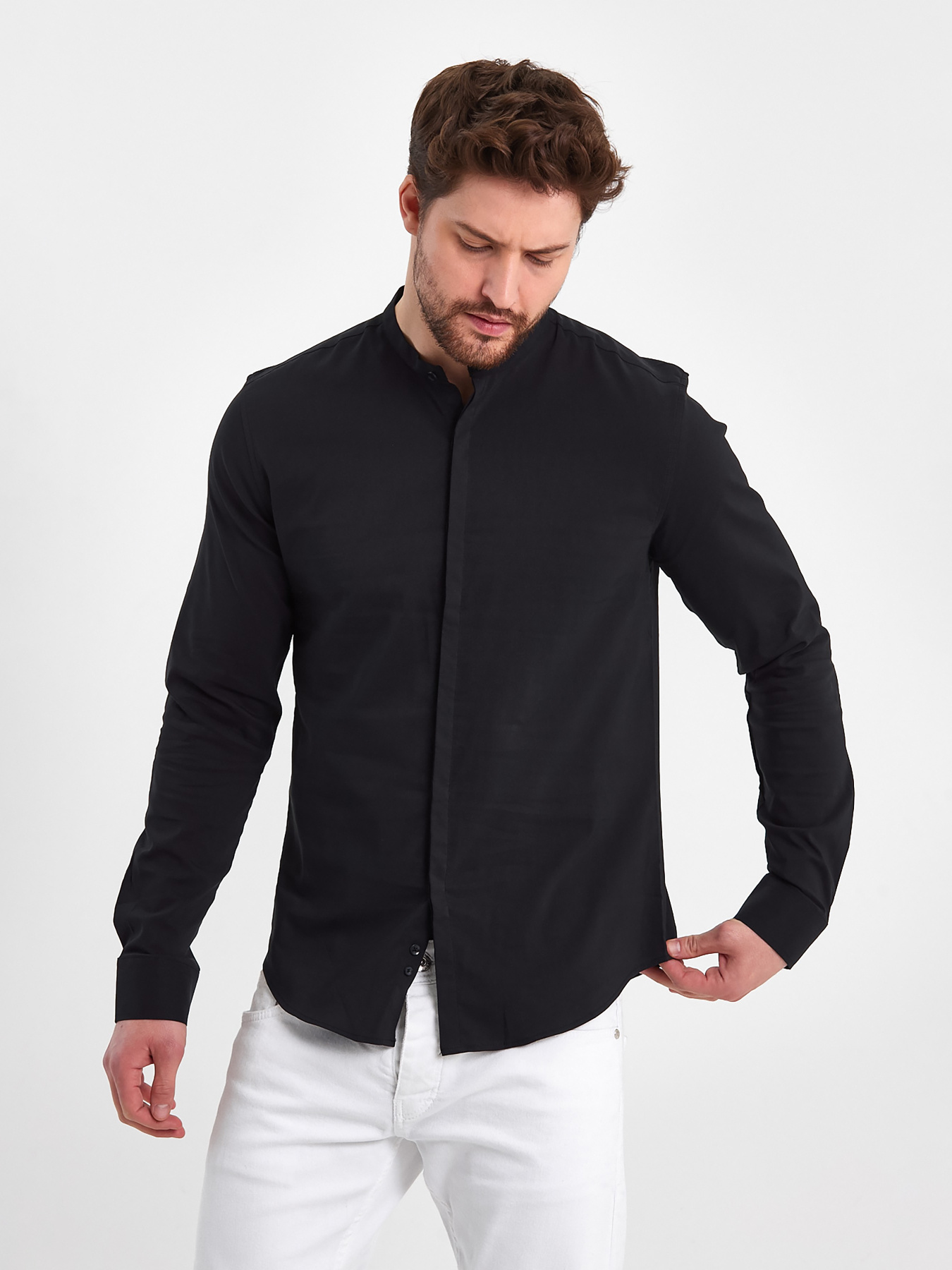 Рубашка Trend Collection модель TC11368BlackRBSHKMN Фото