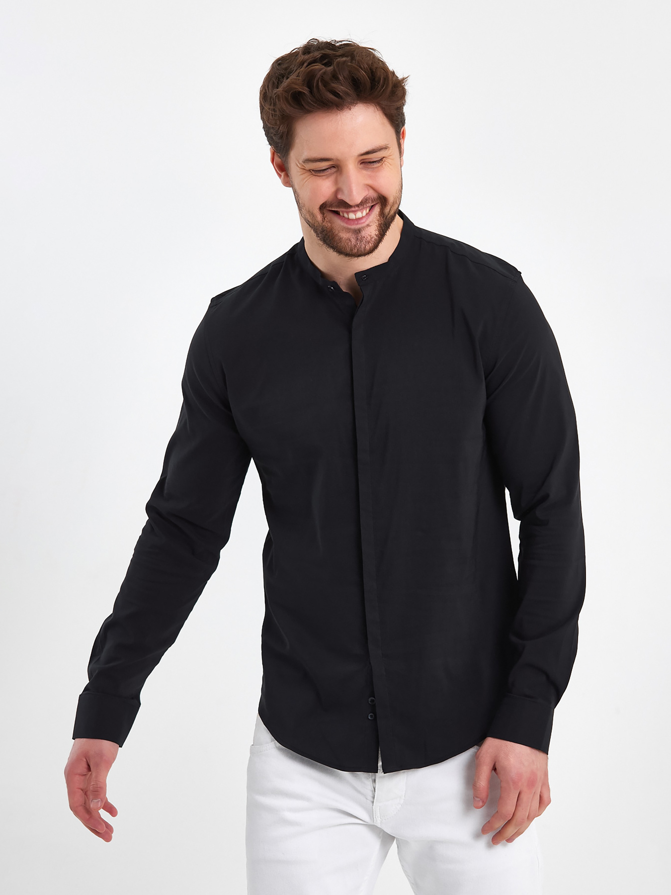 Рубашка Trend Collection модель TC11368BlackRBSHKMN Фото