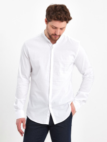 Рубашка повседневная Trend Collection модель TC11366WhiteRBSHKMN Фото