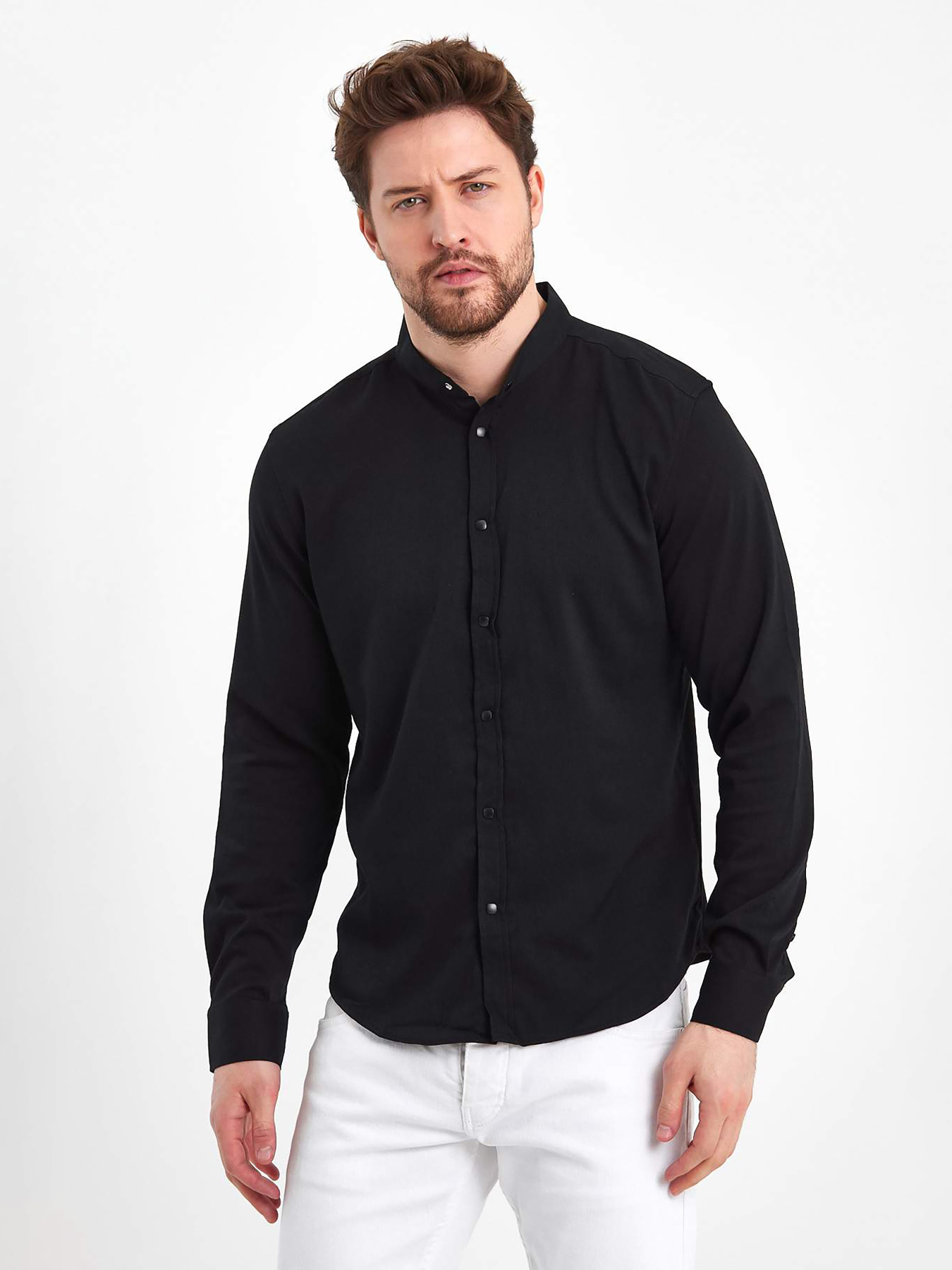 Рубашка Trend Collection модель TC11357BlackRBSHKMN Фото