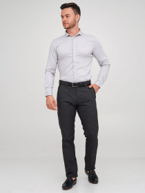 Рубашка повседневная Trend Collection модель TC11337LLightGreyRBSHKMN Фото