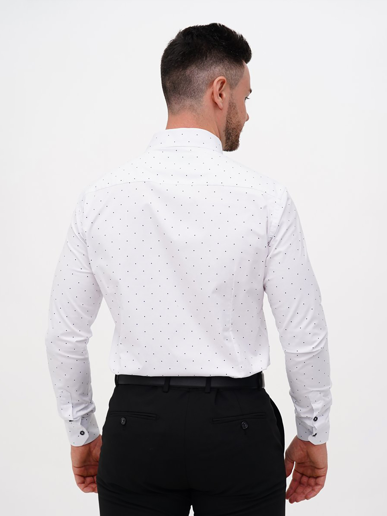 Рубашка повседневная Trend Collection модель TC11229WhiteRBSHKMN Фото