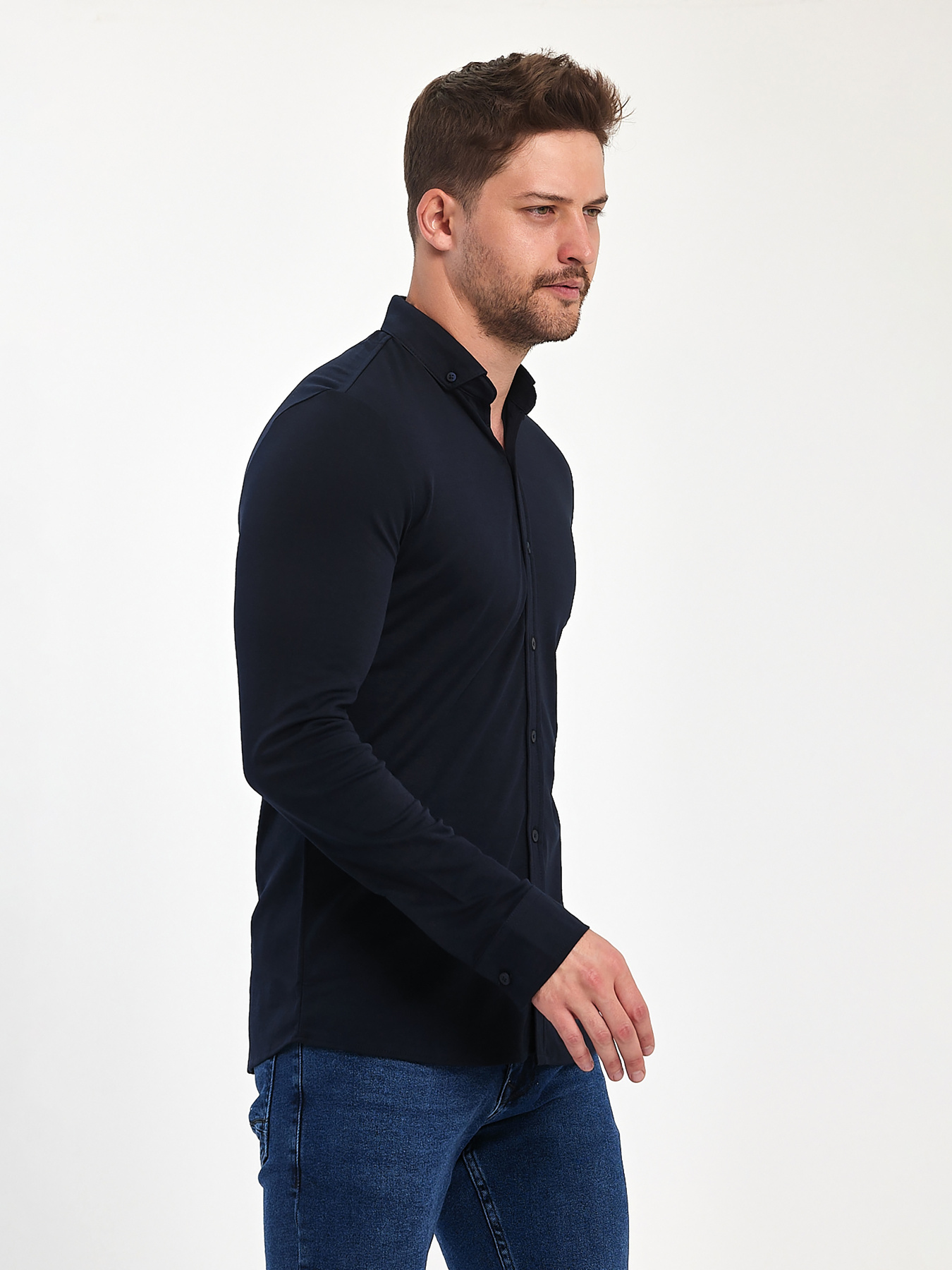 Сорочка Trend Collection модель TC11047DarkBlueRBSHKMN Фото