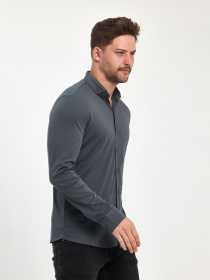 Сорочка Trend Collection модель TC11044GreyRBSHKMN Фото