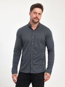 Сорочка Trend Collection модель TC11044GreyRBSHKMN Фото