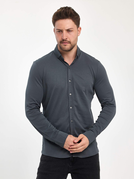 Сорочка Trend Collection модель TC11044GreyRBSHKMN Фото