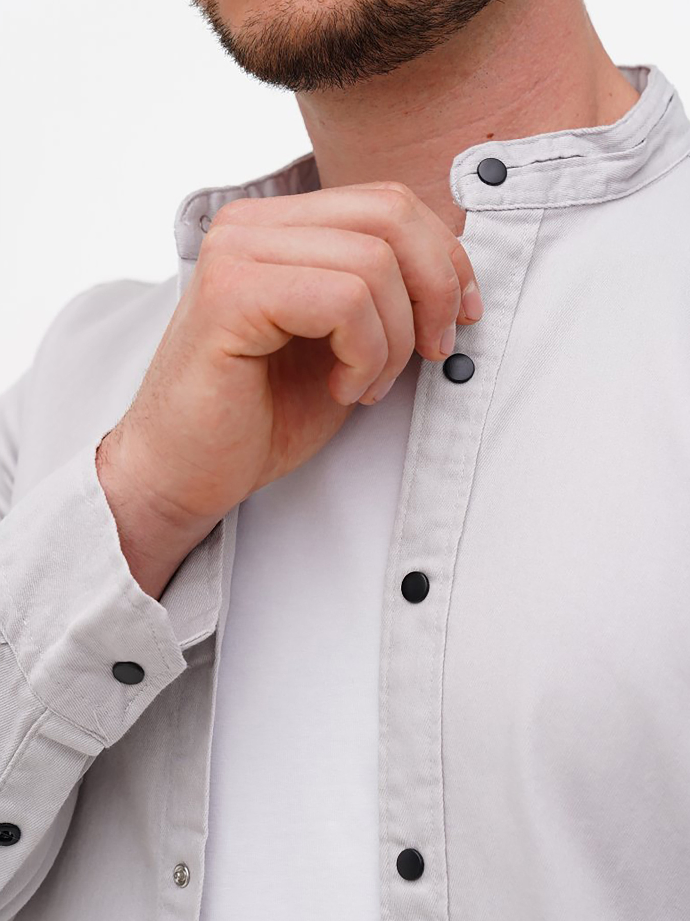 Сорочка Trend Collection модель TC11025LightGreyRBSHKMN Фото