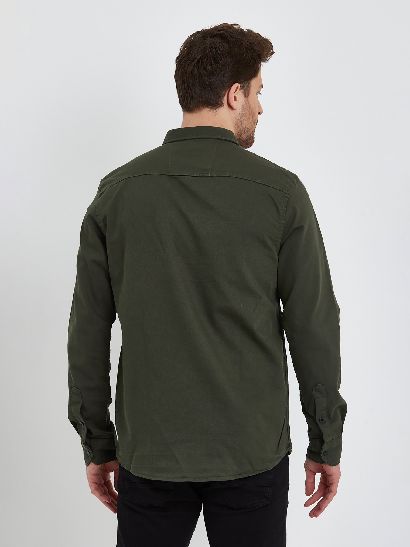 Сорочка Trend Collection модель TC10958KhakiRBSHKMN Фото