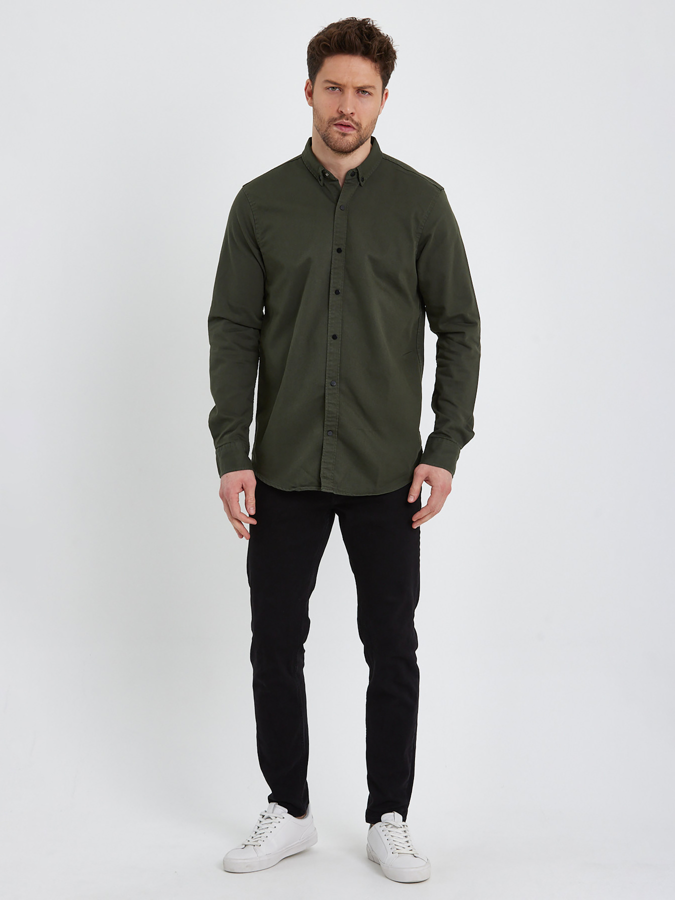 Сорочка Trend Collection модель TC10958KhakiRBSHKMN Фото