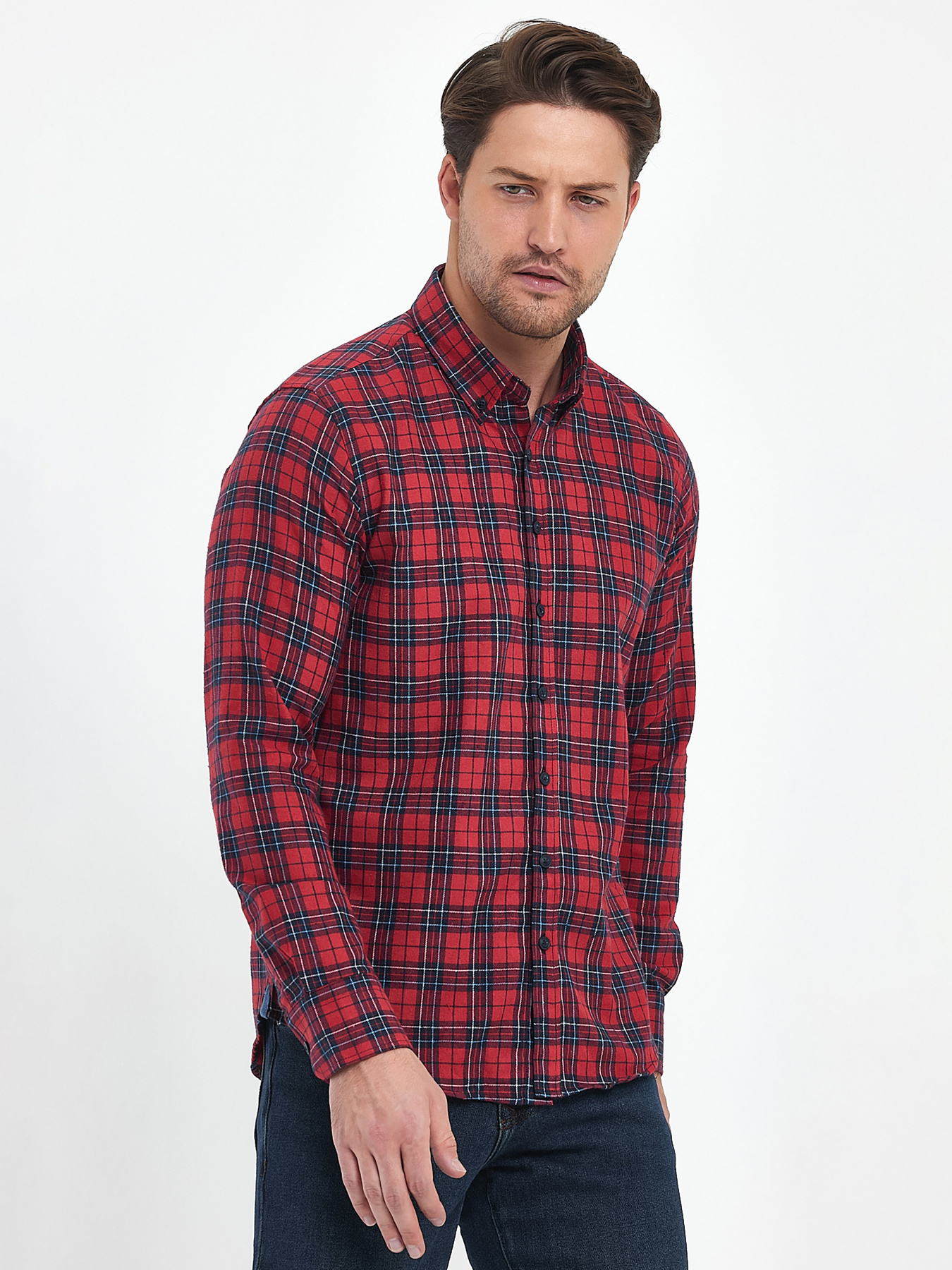 Сорочка Trend Collection модель TC10226RedRBSHKMN Фото