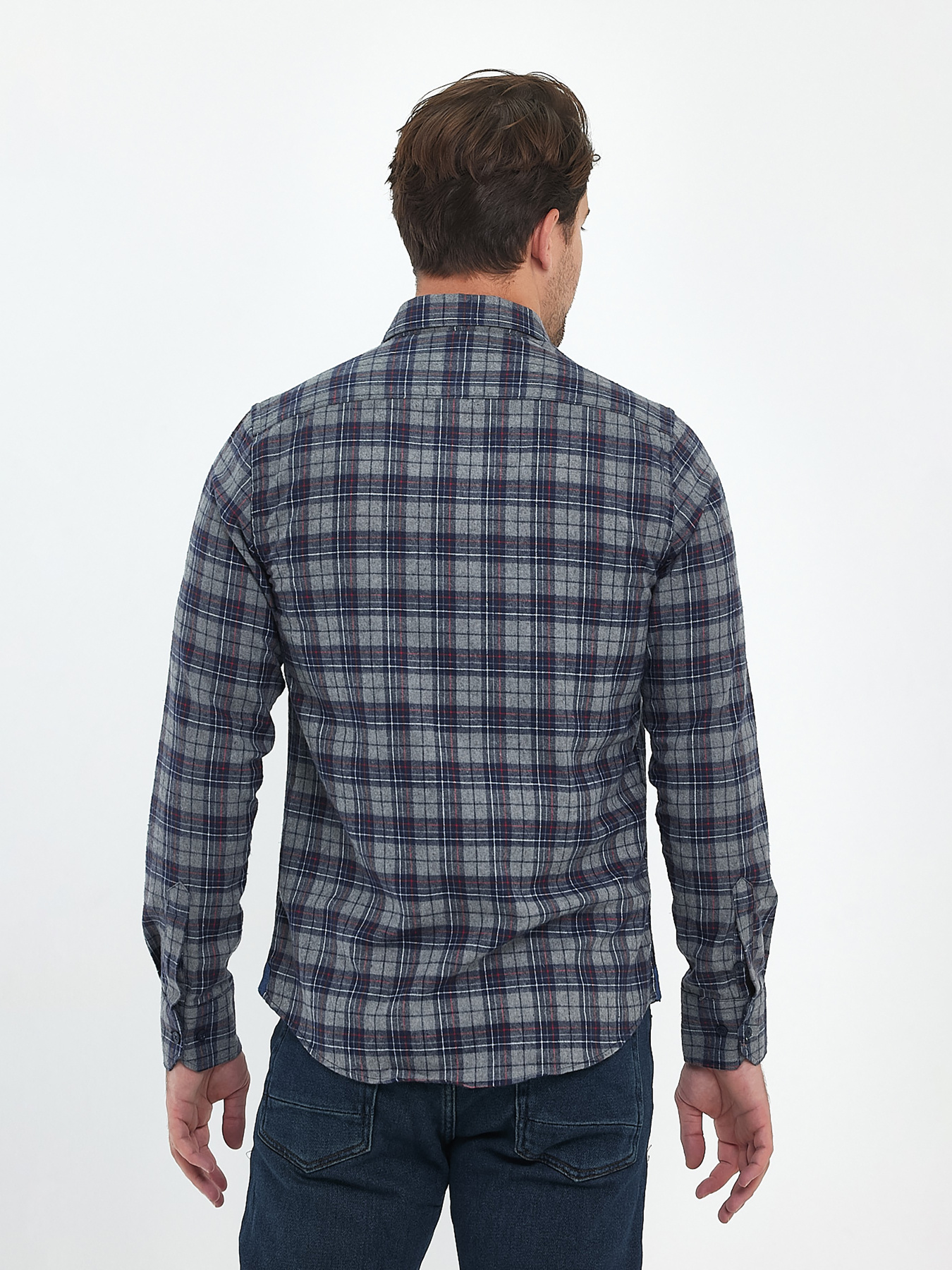 Рубашки Trend Collection модель TC10225GreyRBSHKMN Фото