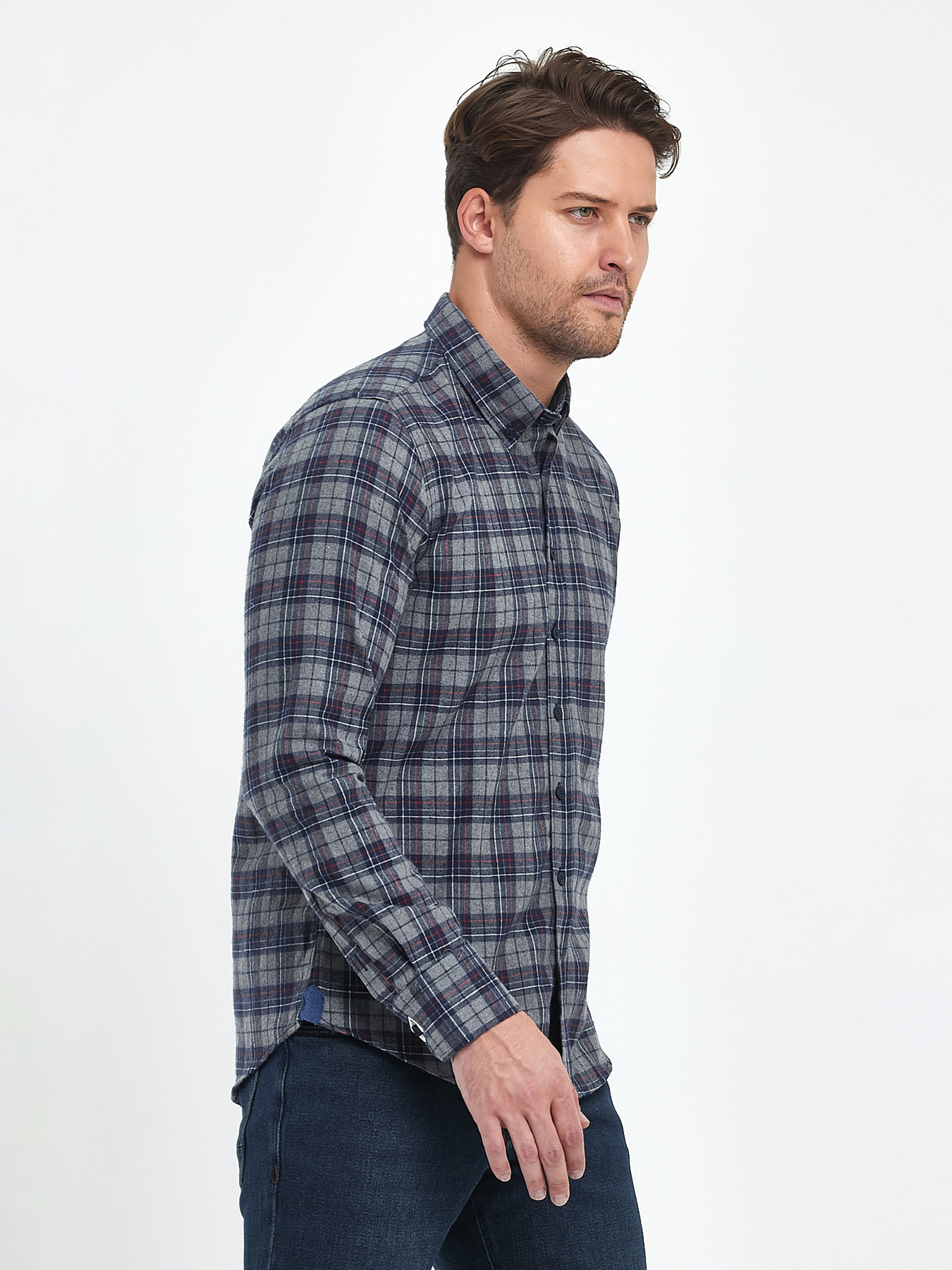 Рубашки Trend Collection модель TC10225GreyRBSHKMN Фото