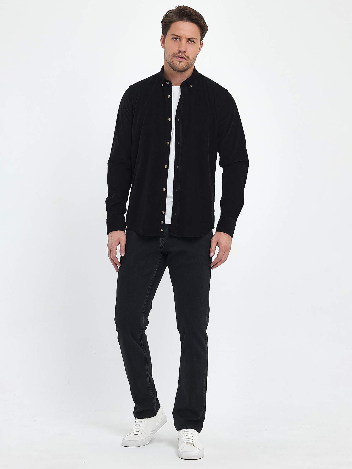 Сорочка Trend Collection модель TC10223BlackRBSHKMN Фото