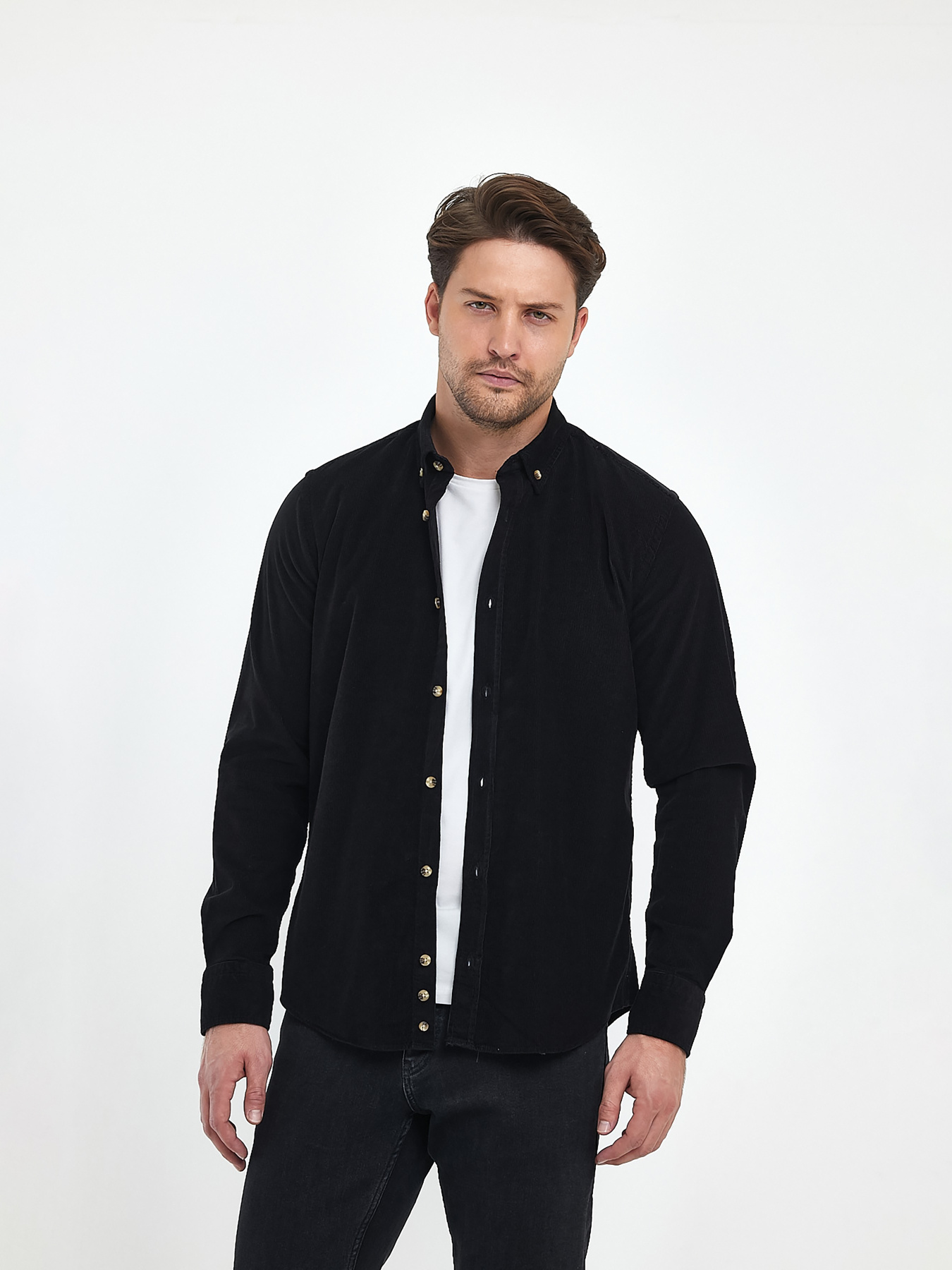 Сорочка Trend Collection модель TC10223BlackRBSHKMN Фото