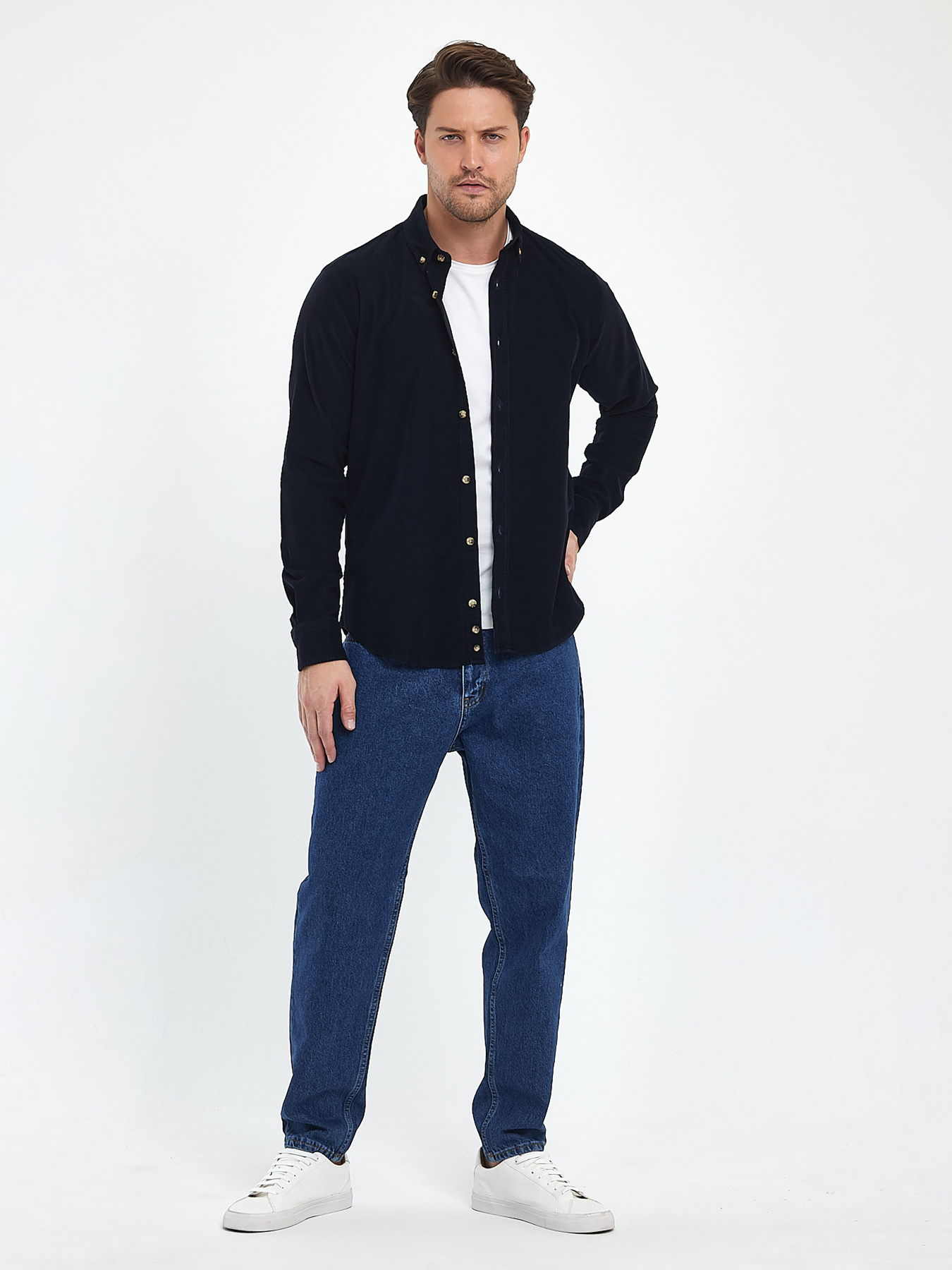 Рубашка повседневная Trend Collection модель TC10222DarkBlueRBSHKMN Рубашка повседневная Trend Collection модель TC10222DarkBlueRBSHKMN Фото