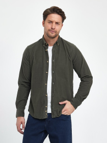 Сорочка Trend Collection модель TC10221BrownRBSHKMN Фото