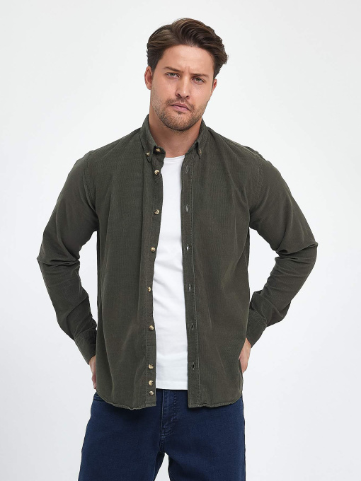 Сорочка Trend Collection модель TC10221BrownRBSHKMN Фото