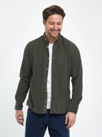 Рубашка повседневная Trend Collection модель TC10221BrownRBSHKMN Фото