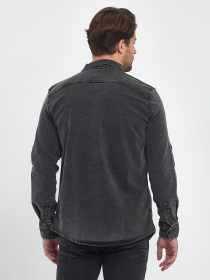 Сорочка Trend Collection модель TC9996BlackGreyRBSHKMN Фото