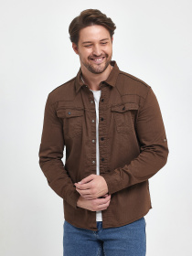 Сорочка Trend Collection модель TC9995BrownRBSHKMN Фото