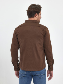 Сорочка Trend Collection модель TC9995BrownRBSHKMN Фото