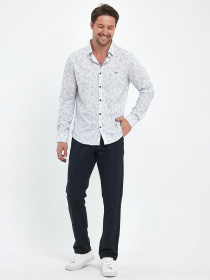 Сорочка Trend Collection модель TC9988WhiteRBSHKMN Фото