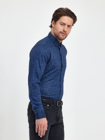 Сорочка Trend Collection модель TC9563BlueRBSHKMN Фото