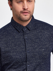 Сорочка Trend Collection модель TC9562BlueRBSHKMN Фото