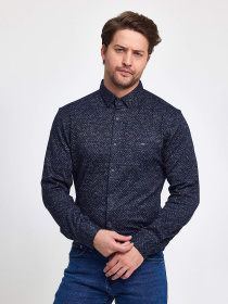 Сорочка Trend Collection модель TC9562BlueRBSHKMN Фото