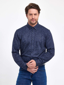 Сорочка Trend Collection модель TC9560DarkBlueRBSHKMN Фото