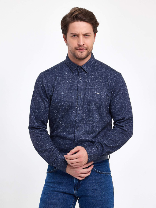 Рубашка Trend Collection модель TC9560DarkBlueRBSHKMN Фото