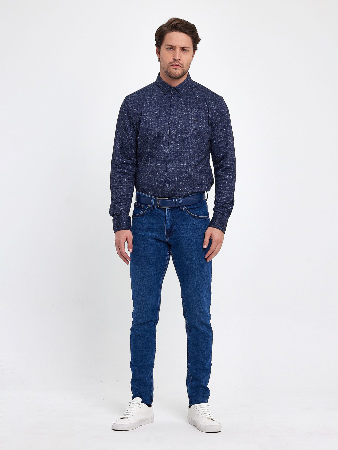 Рубашка повседневная Trend Collection модель TC9560DarkBlueRBSHKMN Рубашка повседневная Trend Collection модель TC9560DarkBlueRBSHKMN Фото