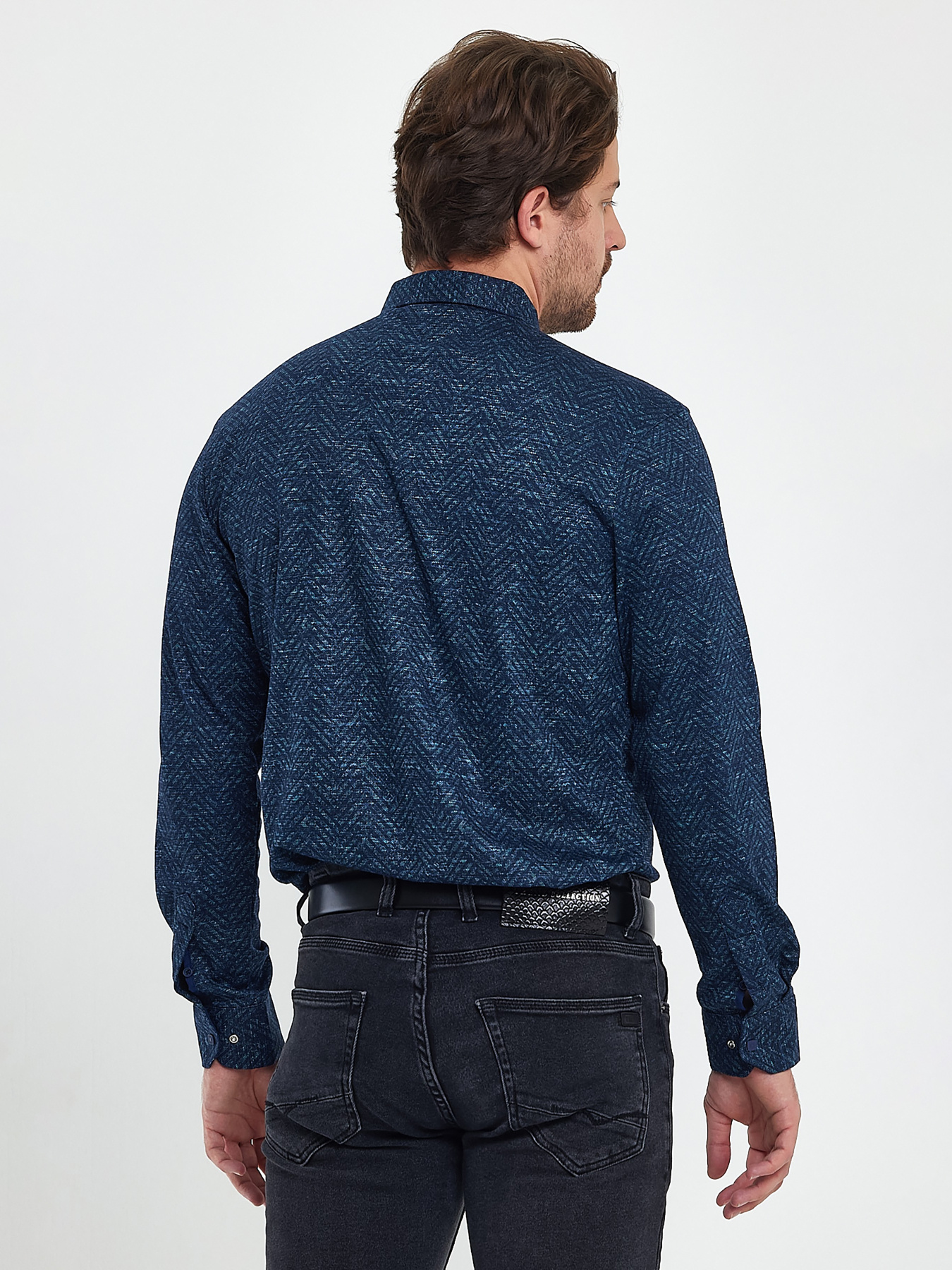 Сорочка Trend Collection модель TC9558BlueGreenRBSHKMN Фото